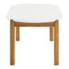 Terracina Spisebord Natur Hvid