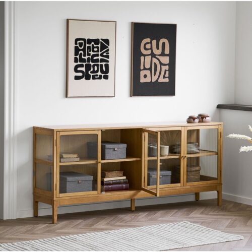 Tine Tufted Vægdekoration Sort Brun