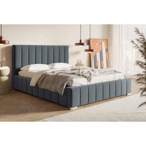 Top Model 10 Polstret Sengeramme Med Opbevaring Fra CozyQuilt Sleep | Håndlaves i Møbelstof, Fløjl, Velour & Læder - Billede 5