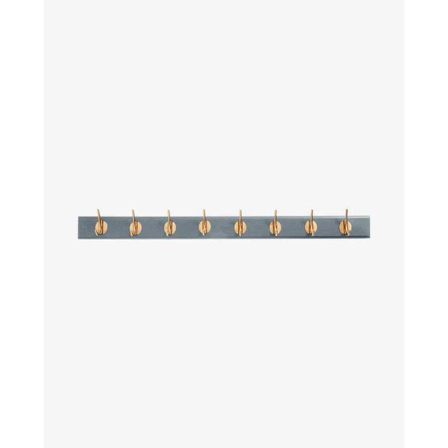 edgy-knagerkke-i-gr-mdf-med-messinglook-knager-fra-nordal-368-knager-3-6 EDGY Knagerække i Grå MDF med Messinglook Knager fra Nordal | 3/6/8 Knager | 30/60/90x7x6,5 cm hos uniquebeds, home & living - Billede 6