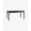 EMS Skrivebord i Sort Malet Massiv Mangotræ med 2 Skuffer fra Nordal | 140x70x78, 179x90x77 cm | Flere Størrelser hos uniquebeds, home & living - Billede 1