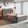 Box Model 10 Polstret Sengeramme Med Opbevaring Fra CozyQuilt Sleep | Håndlaves i Møbelstof, Fløjl, Velour & Læder - Billede 4