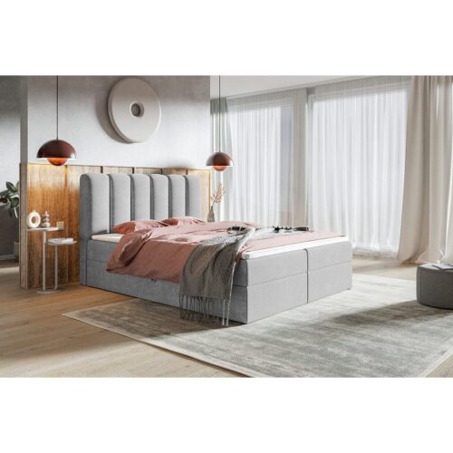 Box Model 10 Polstret Sengeramme Med Opbevaring Fra CozyQuilt Sleep | Håndlaves i Møbelstof, Fløjl, Velour & Læder - Billede 5