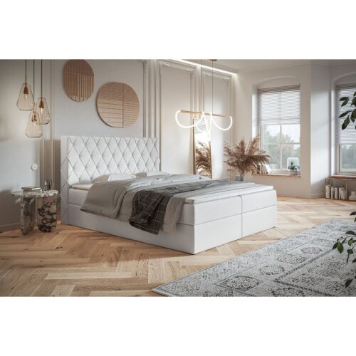 Box Model 4 Polstret Sengeramme Med Opbevaring Fra CozyQuilt Sleep | Håndlaves i Møbelstof, Fløjl, Velour & Læder - Billede 5