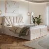 Box Model 6 Polstret Sengeramme Med Opbevaring Fra CozyQuilt Sleep | Håndlaves i Møbelstof, Fløjl, Velour & Læder - Billede 1