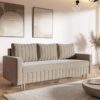 miljoe-komfort-model-1-polstret-3-personers-sofa-med-opbevaring-og-sovefunkti-2 Komfort Model 1 Polstret 3-Personers Sofa Med Opbevaring og Sovefunktion Fra CozyQuilt Furniture | Håndlaves i Møbelstof, Fløjl, Velour & Læder - Billede 2