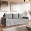 miljoe-komfort-model-1-polstret-3-personers-sofa-med-opbevaring-og-sovefunkti-3 Komfort Model 1 Polstret 3-Personers Sofa Med Opbevaring og Sovefunktion Fra CozyQuilt Furniture | Håndlaves i Møbelstof, Fløjl, Velour & Læder - Billede 3