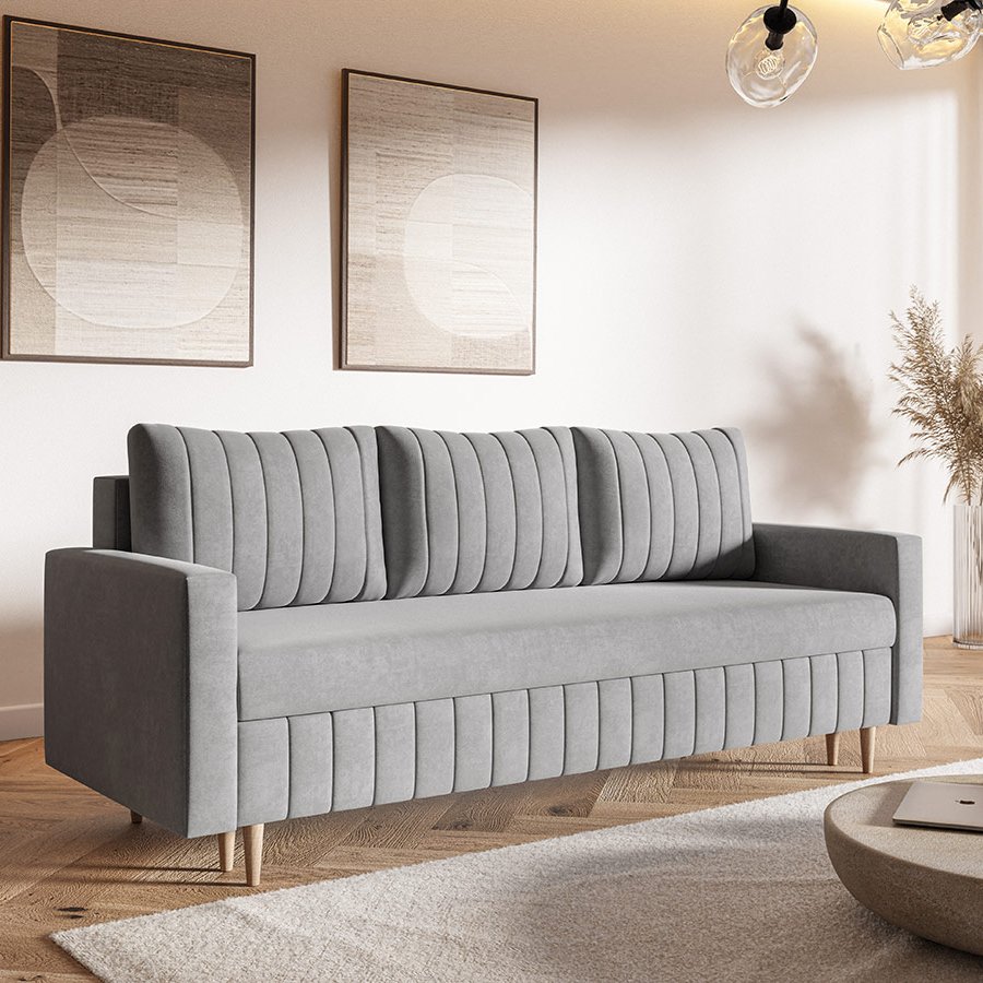 miljoe-komfort-model-1-polstret-3-personers-sofa-med-opbevaring-og-sovefunkti-3 Komfort Model 1 Polstret 3-Personers Sofa Med Opbevaring og Sovefunktion Fra CozyQuilt Furniture | Håndlaves i Møbelstof, Fløjl, Velour & Læder - Billede 3