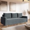 miljoe-komfort-model-1-polstret-3-personers-sofa-med-opbevaring-og-sovefunkti-4 Komfort Model 1 Polstret 3-Personers Sofa Med Opbevaring og Sovefunktion Fra CozyQuilt Furniture | Håndlaves i Møbelstof, Fløjl, Velour & Læder - Billede 4