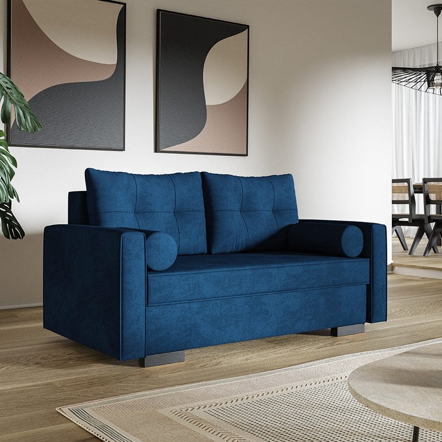 Komfort Model 2 Polstret 2-Personers Sofa Fra CozyQuilt Furniture | Håndlaves i Møbelstof, Fløjl, Velour & Læder - Billede 5