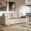 miljoe-komfort-model-2-polstret-3-personers-sofa-med-sovefunktion-og-opbevari-3 Komfort Model 2 Polstret 3-Personers Sofa Med Sovefunktion og Opbevaring Fra CozyQuilt Furniture | Håndlaves i Møbelstof, Fløjl, Velour & Læder - Billede 3