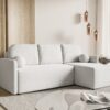Komfort Model Hjørne Polstret 3-Personers Hjørnesofa Med Sovefunktion & Opbevaring Fra CozyQuilt Furniture | Håndlaves i Møbelstof, Fløjl, Velour & Læder - Billede 4