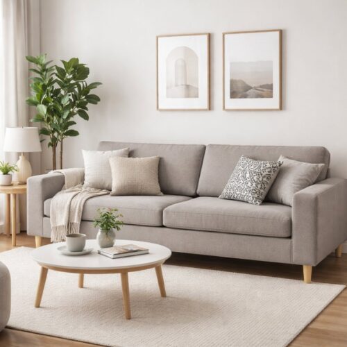 Pan 2,5 pers. Sofa i Møbelstof fra Lexpo Living | 218x81x84 cm | Flere Farver hos uniquebeds, home & living - Billede 16