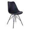 oslo-spisebordsstol-i-sort-fra-house-nordic-48x55x84cm-1001001-7 Oslo Spisebordsstol Sort