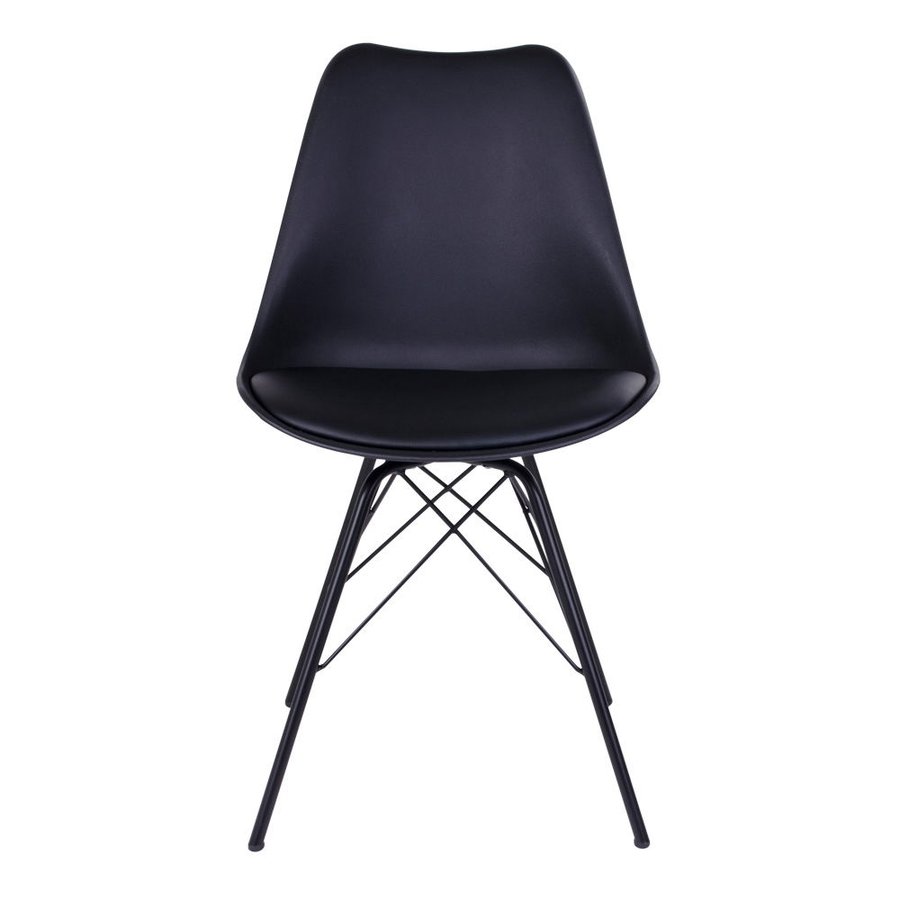 oslo-spisebordsstol-i-sort-fra-house-nordic-48x55x84cm-1001001-8 Oslo Spisebordsstol Sort