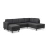 stavanger-st-5-u-oe-hjrevendt-hjrnesofa-med-chaiselong-open-end-i-mbel-2 Stavanger Sæt 5 U OE Højrevendt Hjørnesofa med Chaiselong & Open end i Møbelstof fra Lexpo Living | 266x85/148/196x82 cm | Flere Farver hos uniquebeds, home & living - Billede 2