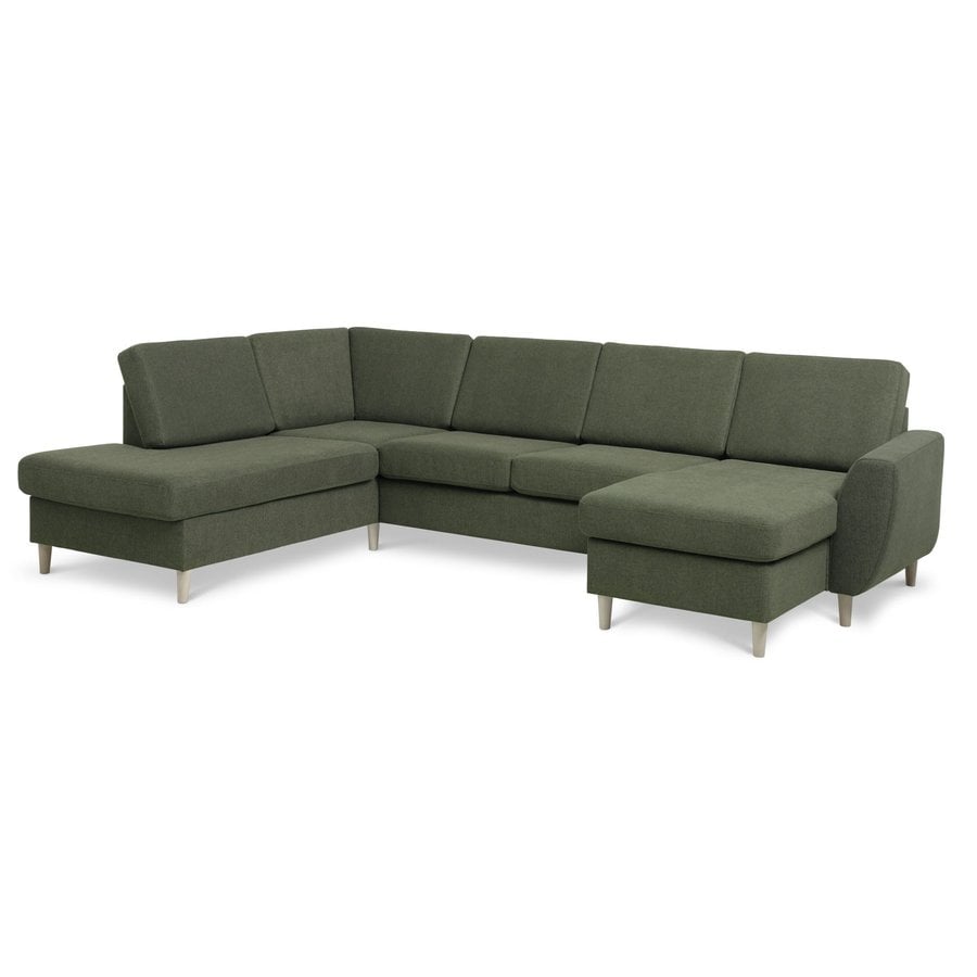Wendy Sæt 4 OE Venstrevendt Hjørnesofa med Chaiselong & Open end i Møbelstof fra Lexpo Living | 295x81/137/197x84 cm | Flere Farver hos uniquebeds, home & living - Billede 3