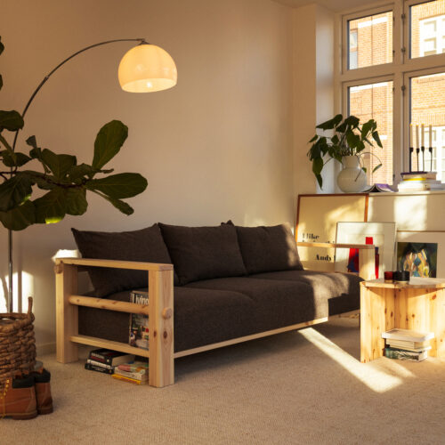 Bare Sofa Bed Fra Karup Design i 100% Massiv FSC Fyrretræ | Japandi - Flere Farver