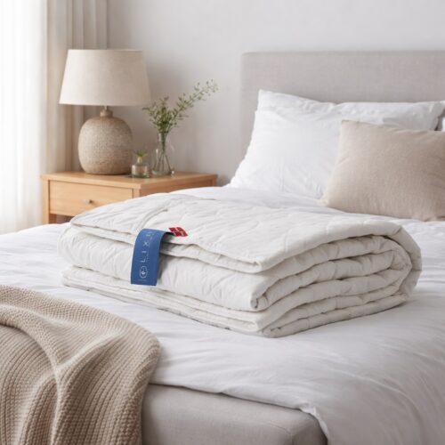 LIXRA Rullemadras i 100% Bomuld med Elastikkant | Laves i Danmark - Mange størrelser