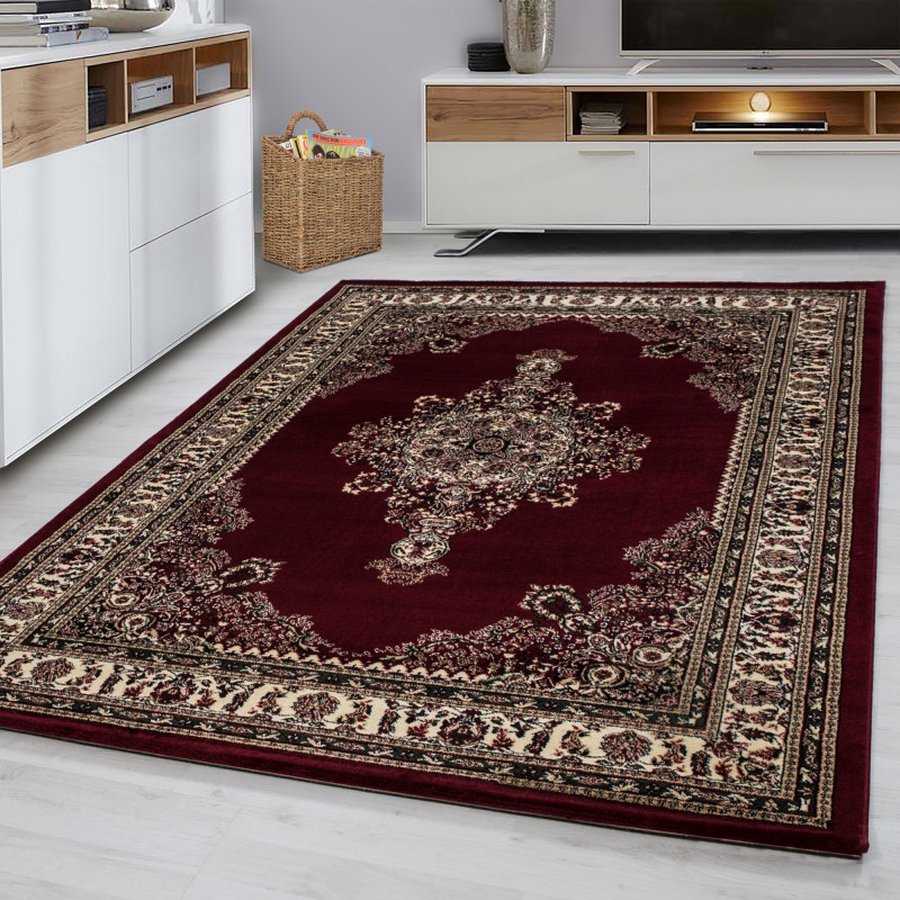 aiden-gulvtaeppe-i-roed-med-kant-fra-rugs-by-uniquebeds-home-MARRAKESH801500297RED-1 Aiden Gulvtæppe