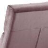 Alba Lounge Stol Dusty Rose Stof