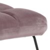 Alba Lounge Stol Dusty Rose Stof