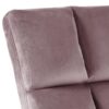 Alba Lounge Stol Dusty Rose Stof