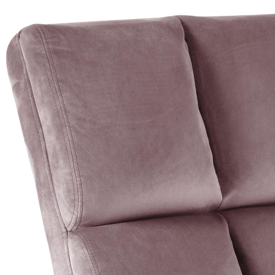 Alba Lounge Stol Dusty Rose Stof