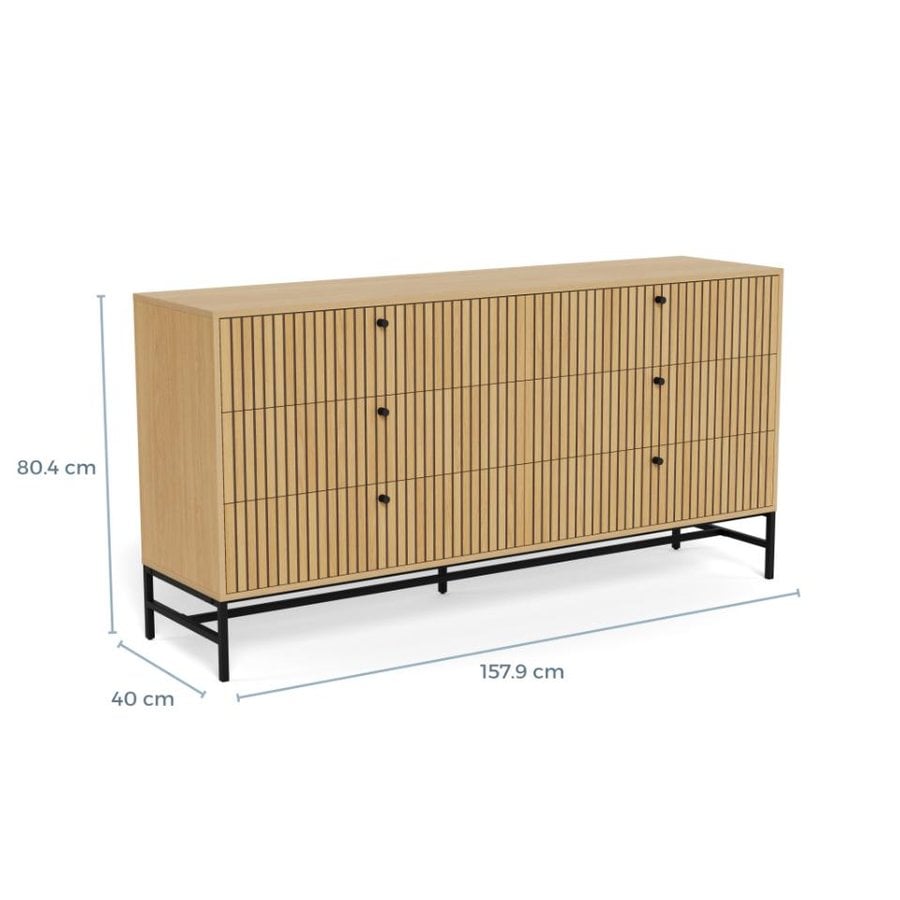 albany-kommode-i-eg-melamin-med-lamel-front-stel-i-sort-stl-fra-actona-H000023622-12 Albany Kommode Eg Melamin Lamel Front