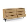 albany-kommode-i-eg-melamin-med-lamel-front-stel-i-sort-stl-fra-actona-H000023622-8 Albany Kommode Eg Melamin Lamel Front