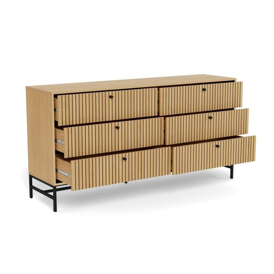albany-kommode-i-eg-melamin-med-lamel-front-stel-i-sort-stl-fra-actona-H000023622-8 Albany Kommode Eg Melamin Lamel Front