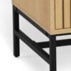 Albany Kommode Egetræ Lamel Front Stel