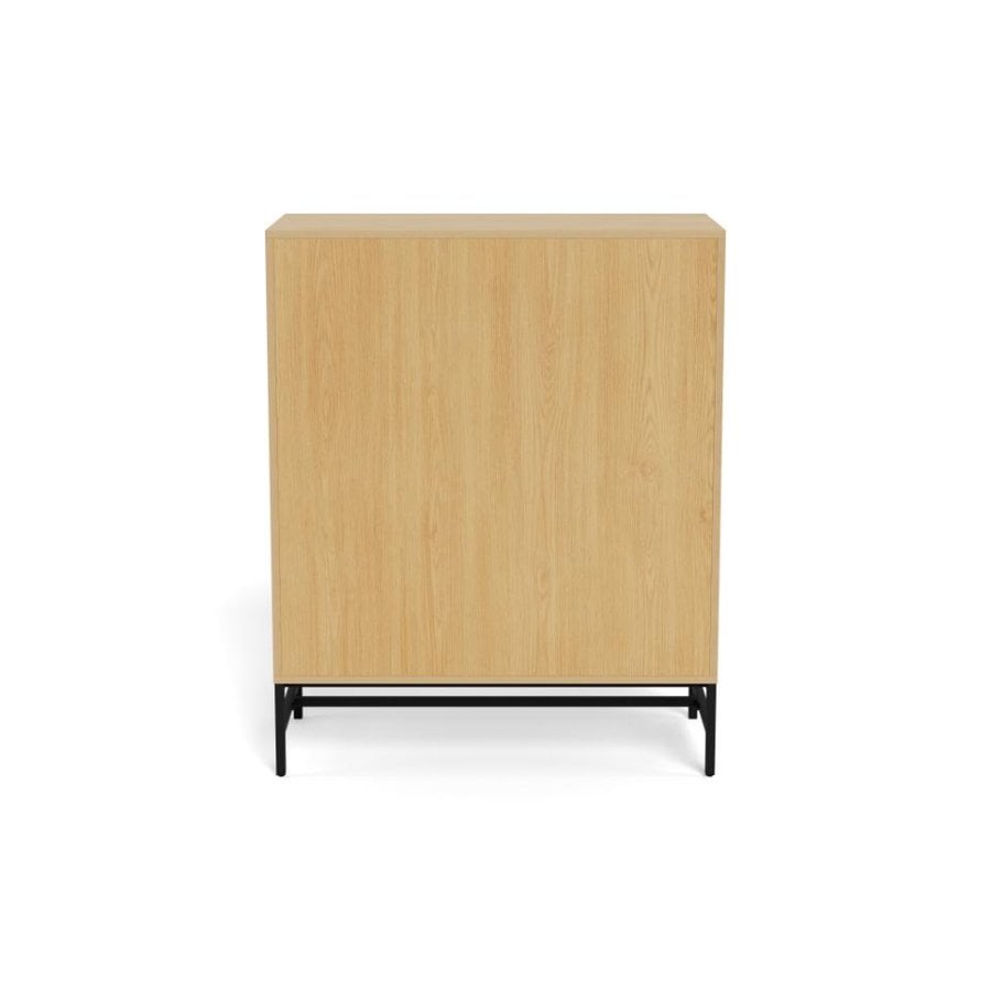 Albany Kommode Egetræ Lamel Front Stel