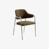 albert-stol-i-grn-mbelstof-med-rustfri-stlstel-fra-nordal-59x56x84-cm-1 ALBERT Stol i Grøn Møbelstof med Rustfri Stålstel fra Nordal | 59x56x84 cm hos uniquebeds, home & living - Billede 1