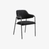 albert-stol-i-sort-mbelstof-med-sort-metalstel-fra-nordal-59x56x84-cm-1 ALBERT Stol i Sort Møbelstof med Sort Metalstel fra Nordal | 59x56x84 cm hos uniquebeds, home & living - Billede 1