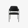 albert-stol-i-sort-mbelstof-med-sort-metalstel-fra-nordal-59x56x84-cm-2 ALBERT Stol i Sort Møbelstof med Sort Metalstel fra Nordal | 59x56x84 cm hos uniquebeds, home & living - Billede 2