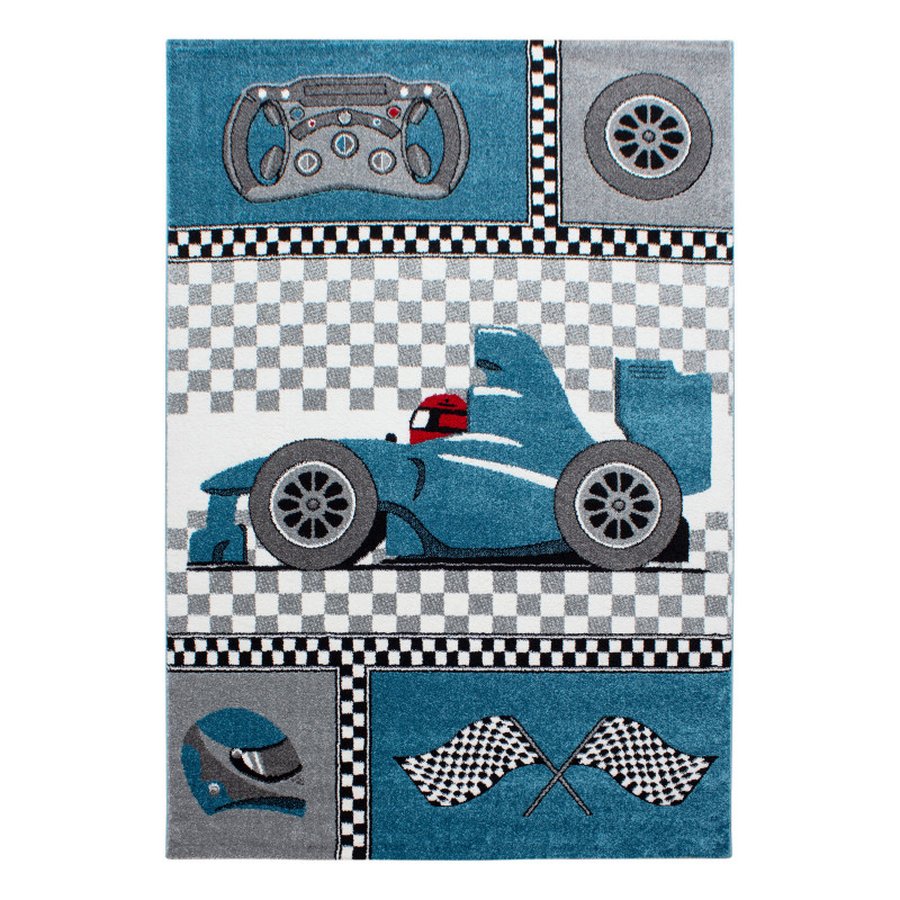 alexander-gulvtaeppe-i-blaa-med-kant-fra-rugs-by-uniquebeds-KIDS1201200460BLUE-2 Alexander Gulvtæppe