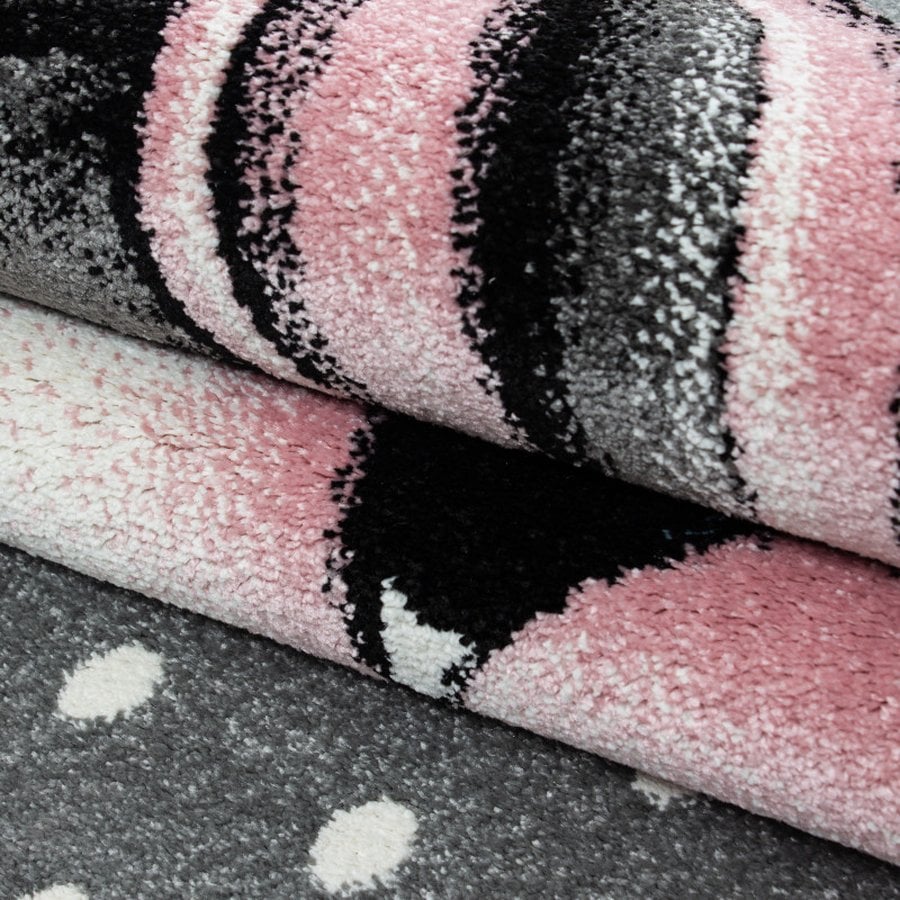 alexander-gulvtaeppe-i-pink-med-kant-fra-rugs-by-uniquebeds-KIDS1402000590PINK-4 Alexander Gulvtæppe
