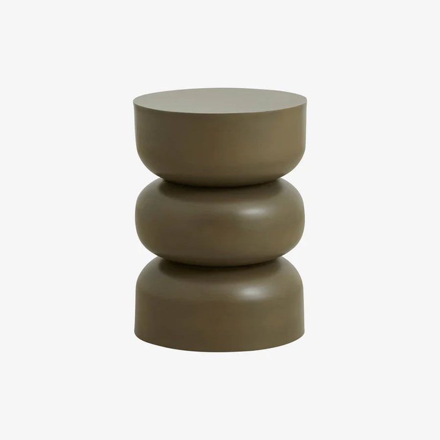ALMA Sidebord i Metal fra Nordal | Grøn | Ø36x50 cm hos uniquebeds, home & living - Billede 1