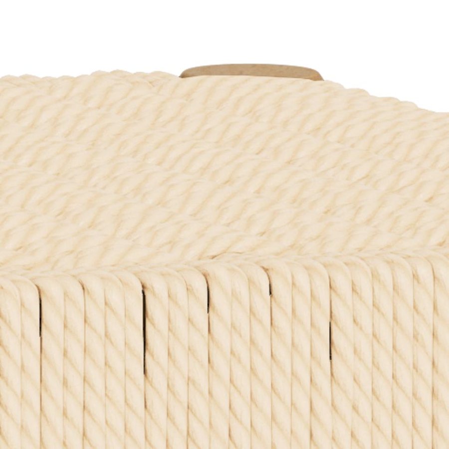 Alvin Skammel Off White Papirflet Vævet