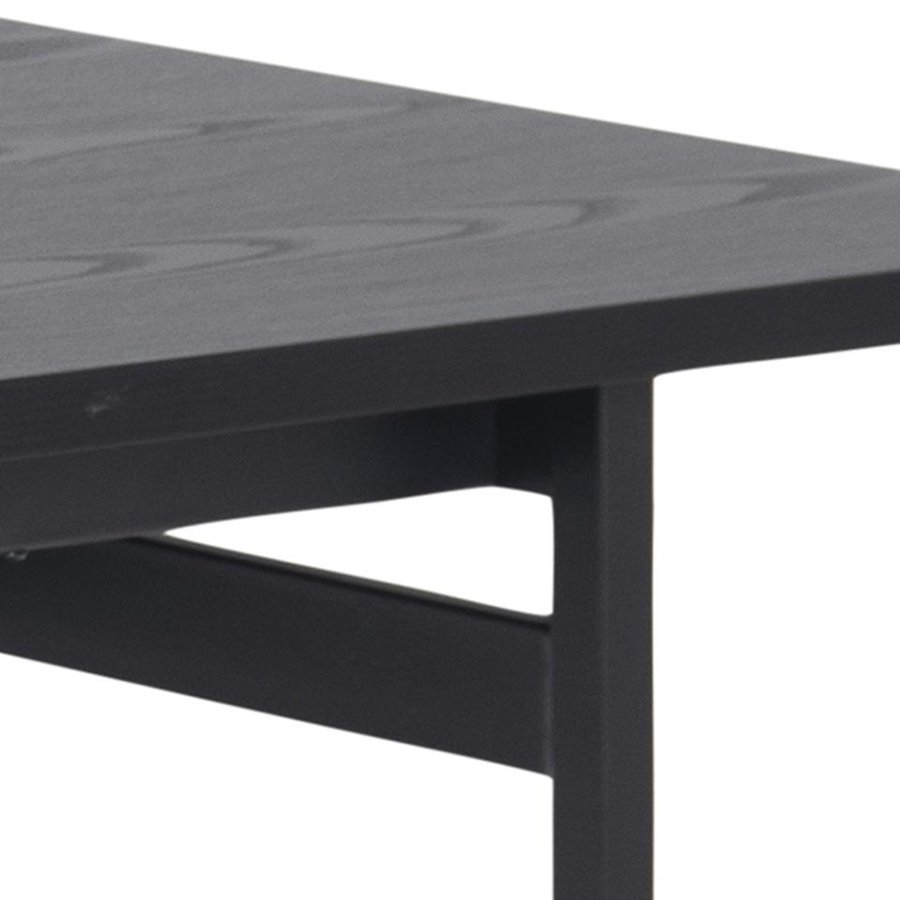 Angus Spisebord Sort Ask Melamin Stel