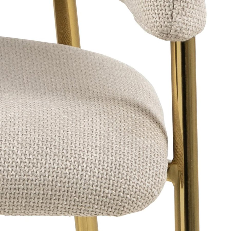 ann-spisebordsstol-i-beige-stof-med-armln-og-stel-i-gylden-krom-stl-fr-0000097396-7 Ann Spisebordsstol Beige Stof Armlæn Stel
