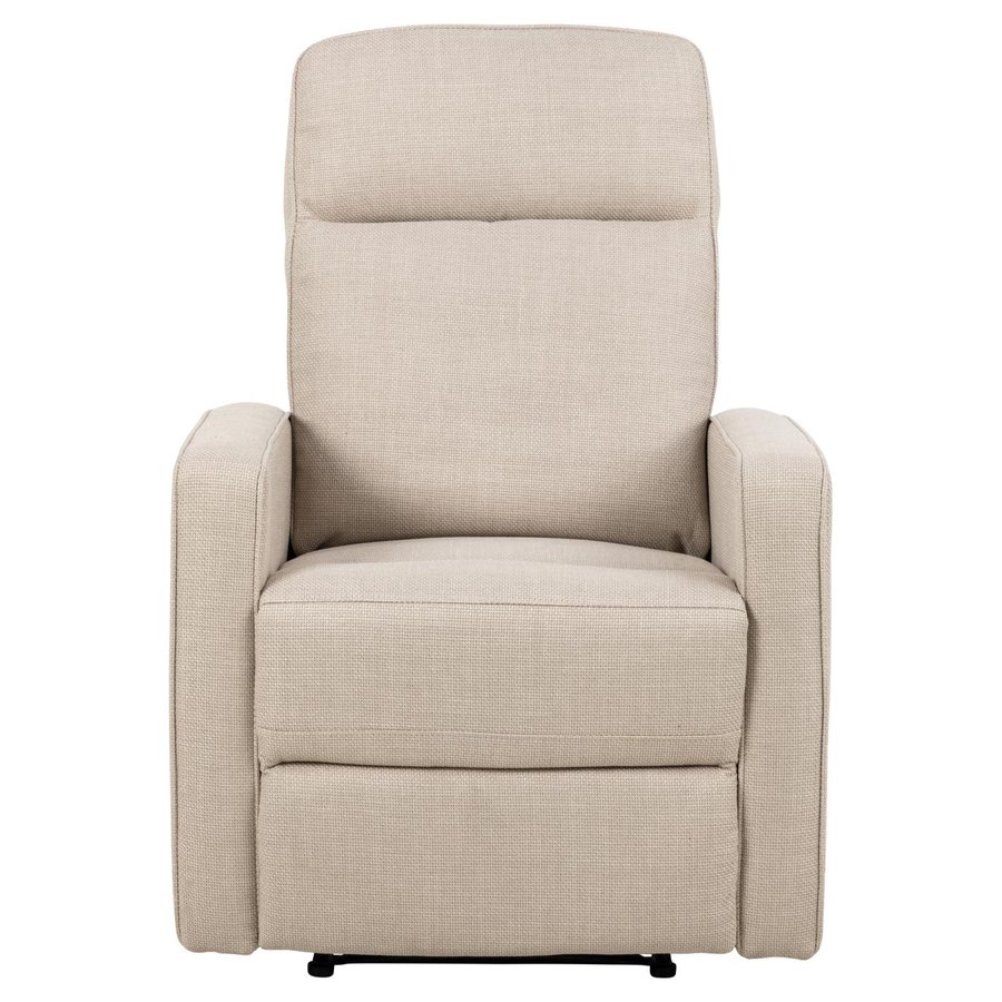 Asila Recliner Beige Stof Manuel Udløser