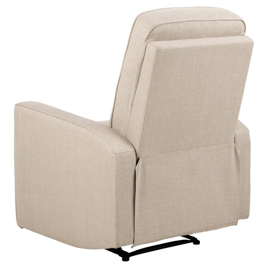 Asila Recliner Beige Stof Manuel Udløser