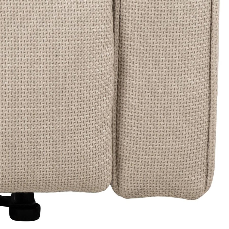Asila Recliner Beige Stof Manuel Udløser