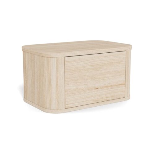 Atmore Natbord Hvidpigmenteret Egetræ Melamin Skub