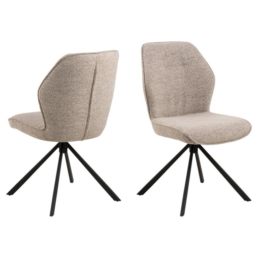 aura-spisebordsstol-i-beige-stof-med-drejefunktion-og-lynls-og-stel-i-0000101145-3 Aura Spisebordsstol Beige Stof Drejefunktion Lynlås