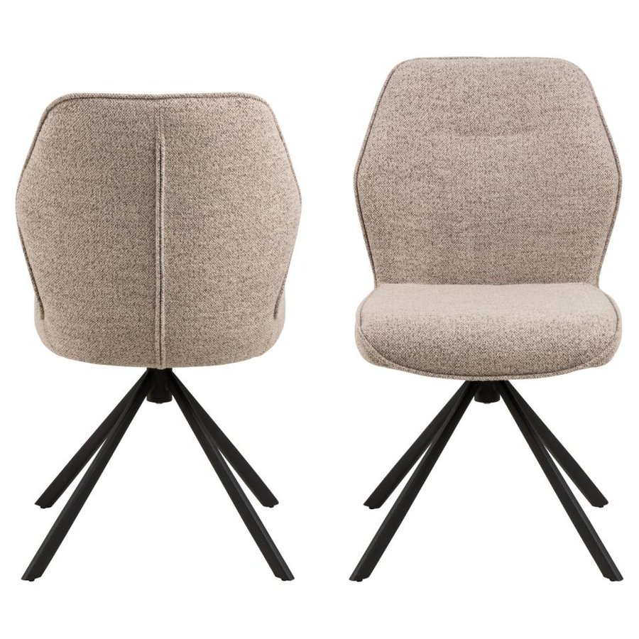 aura-spisebordsstol-i-beige-stof-med-drejefunktion-og-lynls-og-stel-i-0000101145-4 Aura Spisebordsstol Beige Stof Drejefunktion Lynlås