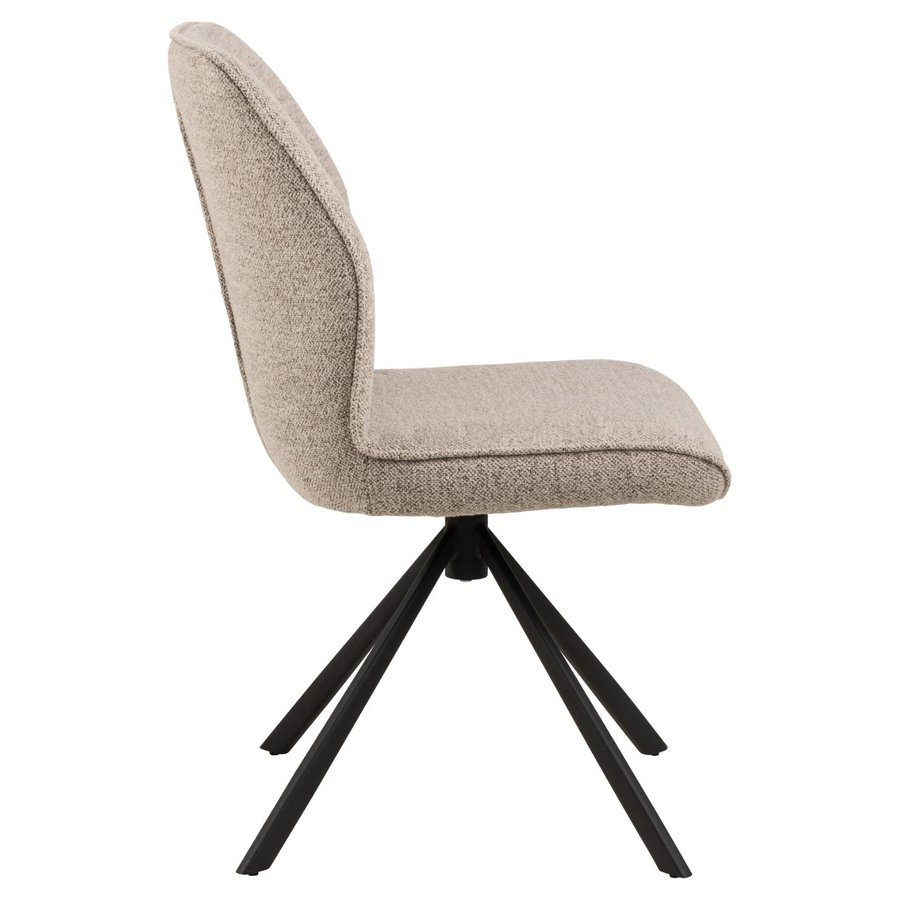 aura-spisebordsstol-i-beige-stof-med-drejefunktion-og-lynls-og-stel-i-0000101145-5 Aura Spisebordsstol Beige Stof Drejefunktion Lynlås