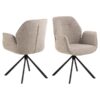 aura-spisebordsstol-med-armln-i-beige-fra-actona-61x62x90cm-0000100865-3 Aura Spisebordsstol Armlæn Beige Actona